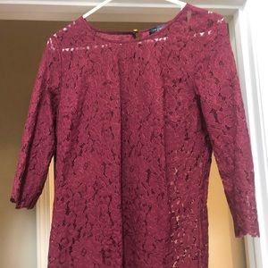 Burgundy limited top
